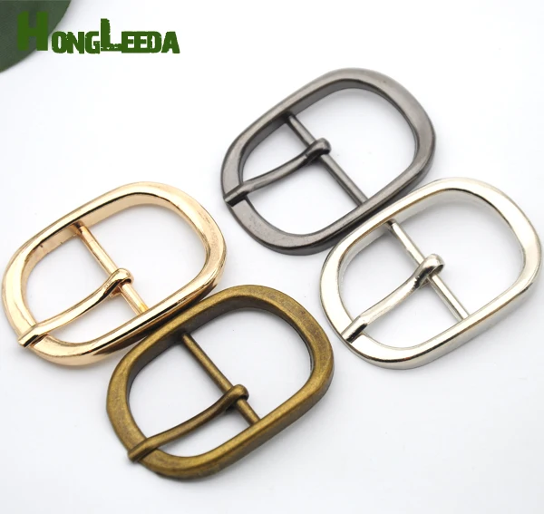 

24pcs/lot 1inch/25mm metal alloy pin buckle simple design oval shape belt buckle silver/black/bronze/gold free shipping BK-061
