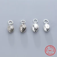 uqbing 100 925 sterling silver vintage lotus beads charms for women diy animal jewelry findings acessories
