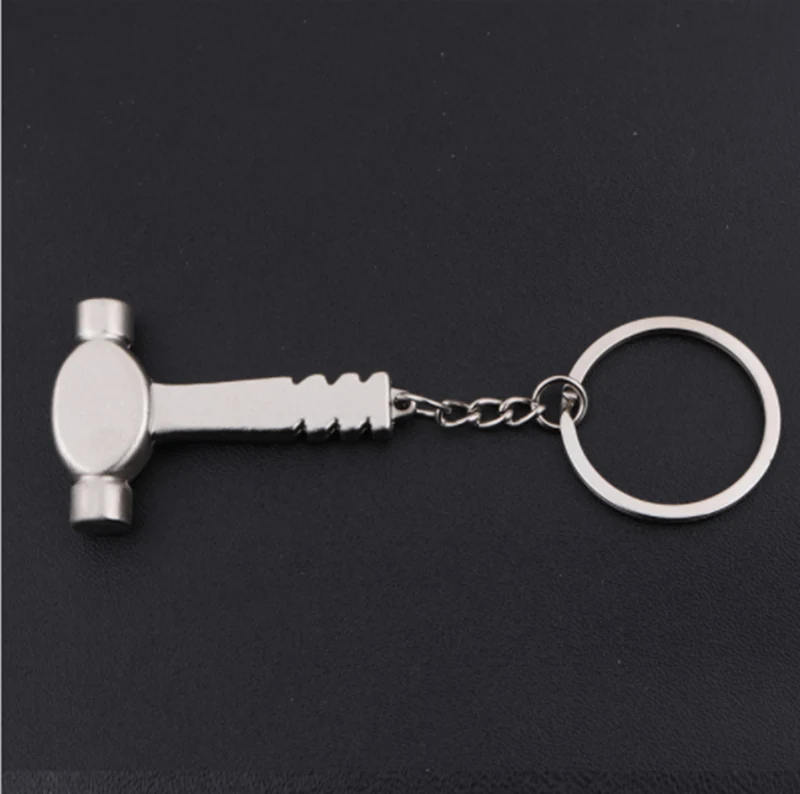 Fun little tool keychain silver metal pendant hardware key ring Kc95197 | Украшения и аксессуары