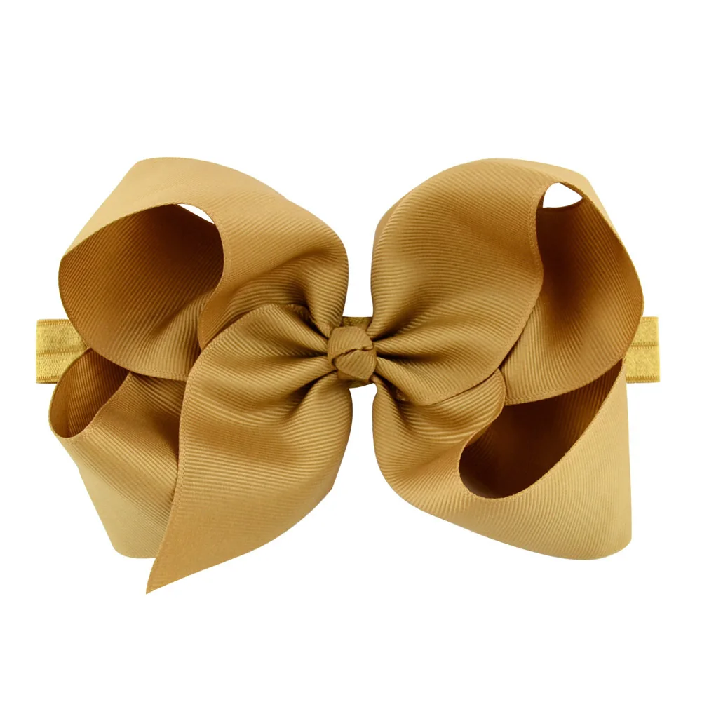 20-color children's hair band with a large turquoise bow elastic 6 inches new hot | Детская одежда и обувь