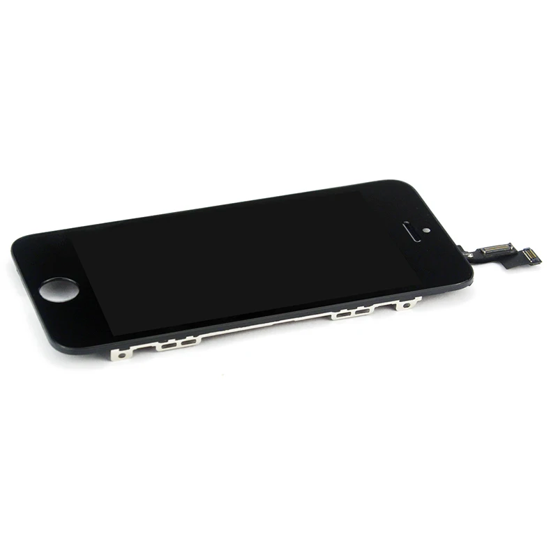 50 шт./лот DHL для iPhone 5S ЖК-дисплей сенсорный экран дигитайзер черный/белый Высокое качество комплекты сменных деталей AAA lcd