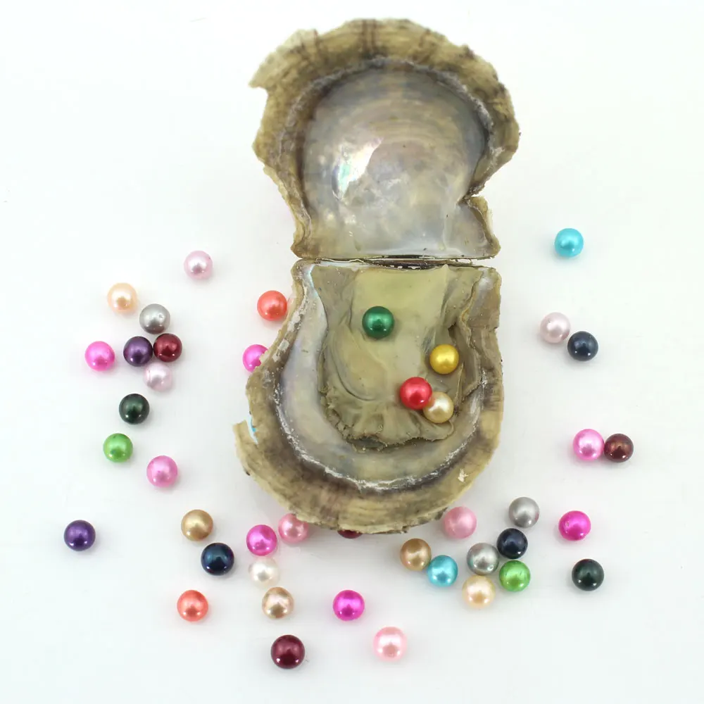 10 шт./лот AAAQuality морские жемчужные Oysters 28 цветов круглые жемчужные Oysters жемчужные вакуумные Упакованные жемчужины для ювелирных изделий P0025