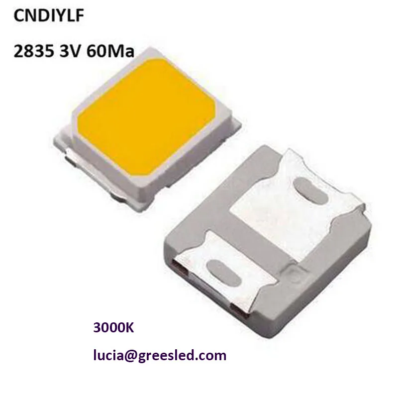 Новинка 2017 2835 семьи ультратонкое естественное освещение CRI 80 + SMD led 1w3v 6v 9v 18v36V