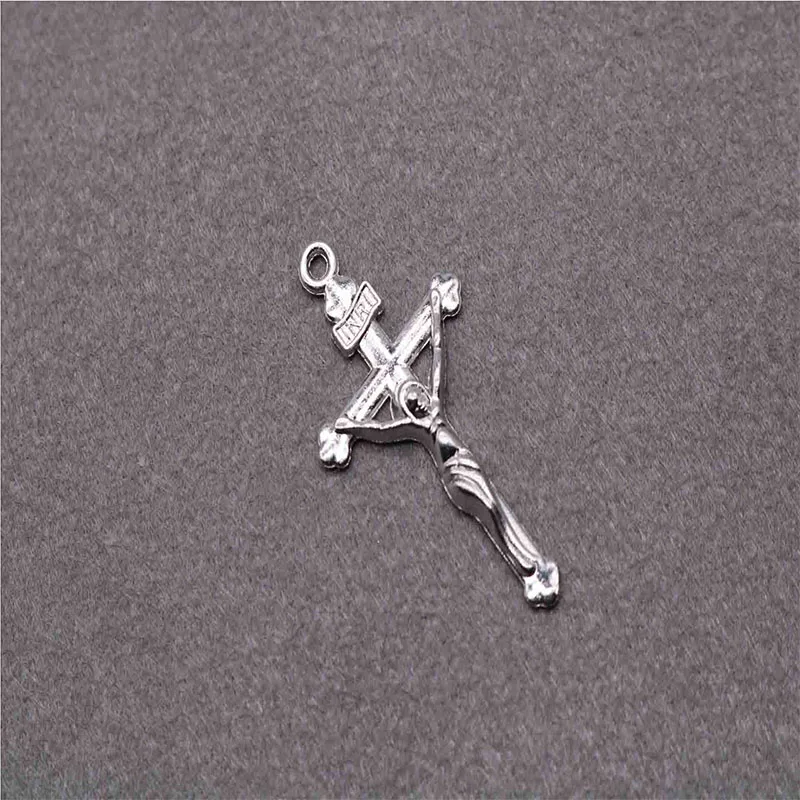 Христианское распятие Иисуса Крест медаль религиозный крест ожерелье браслет