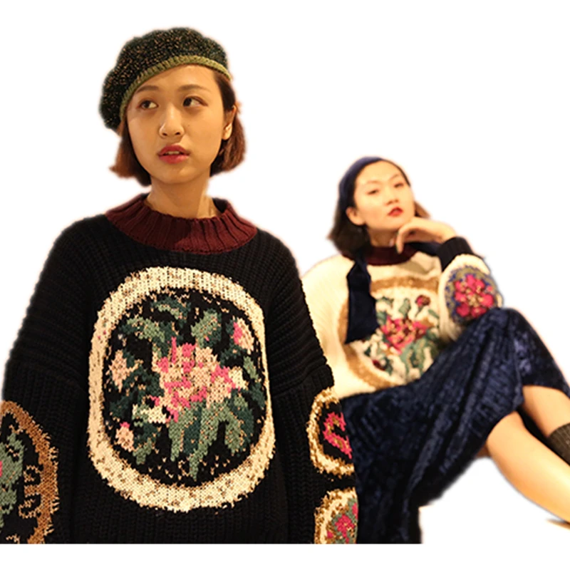 Демисезонный Новый Для женщин Повседневное вязаные крючком пуловеры женский