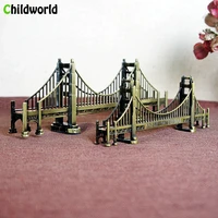 us golden gate bridge miniature figurines sculpture model plating tourism souvenirs birthday gifts home decoration accessories