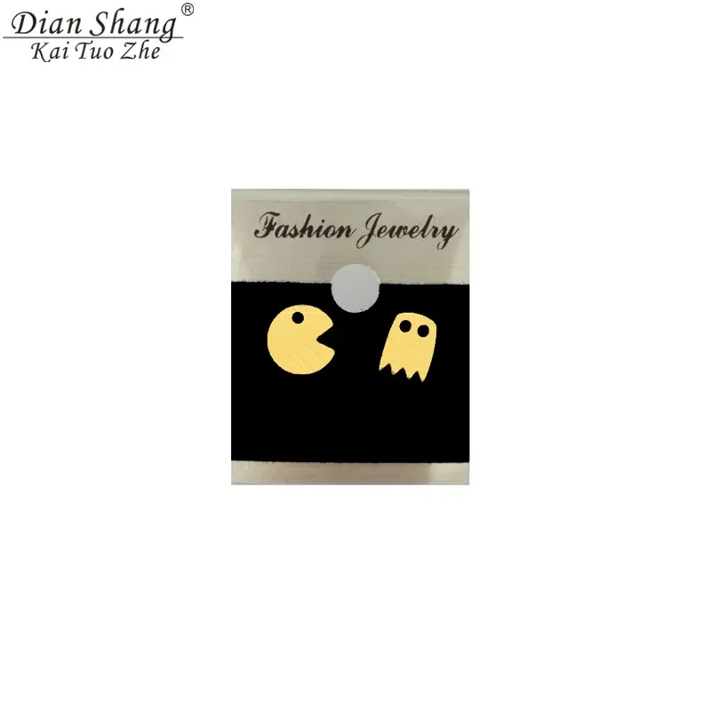 Серьги гвоздики Bff Mini Pacman для женщин 10 пар ювелирные изделия из нержавеющей стали