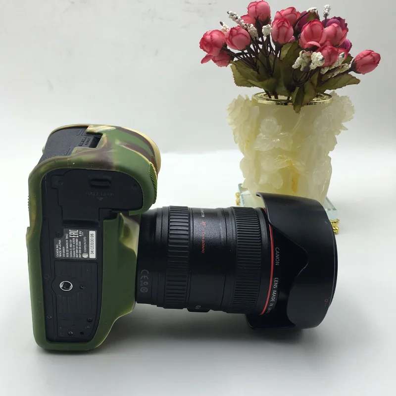 Красивая камера видео сумка для Canon 5D4 5D Mark IV Силиконовый Чехол резиновый чехол для камеры 5D Mark 4 защитный чехол