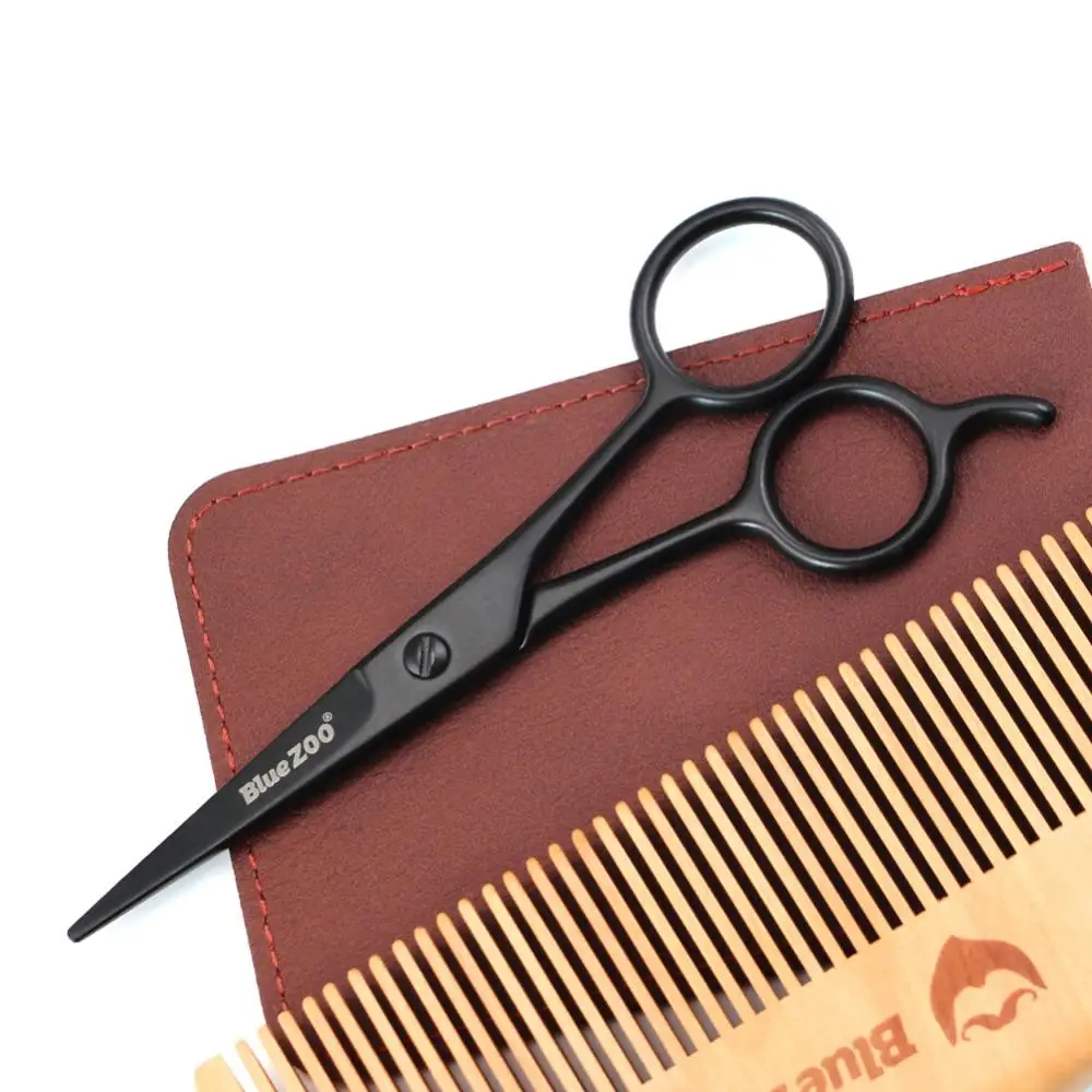 

Beard Stainless Steel Scissors for Barber Domestic Use Mini Shaving Beard Trimmer Mustache Scissors