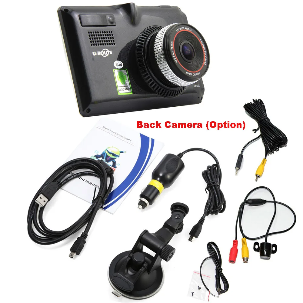 5 &quotWi Fi Android 4 Автомобильный dvr gps навигации парковка регистраторы планшеты PC Bluetooth