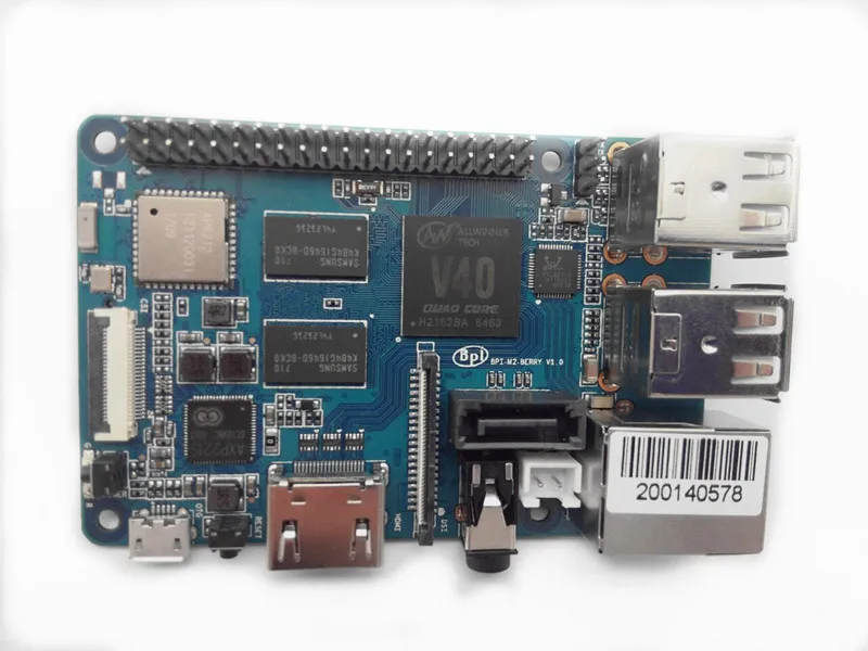 Новые продукты! Четырехъядерный процессор cortex A7 1G DDR Banana pi BPI-M2 Berry, такой же размер, как raspberry pi 3