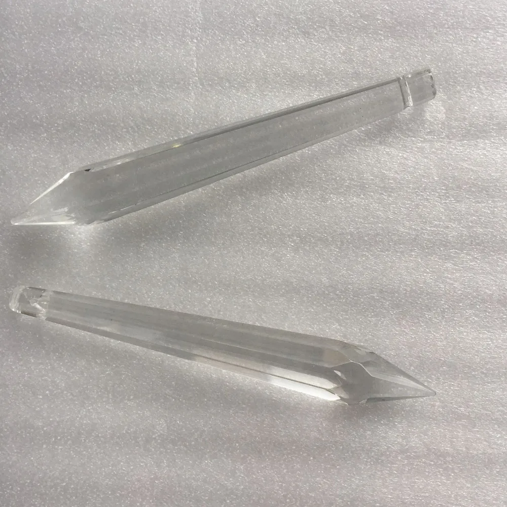 10pcs/Lot 100mm Crystal Multifaceted Chandelier Pendants/ U-Drop Pendants Parts | Лампы и освещение