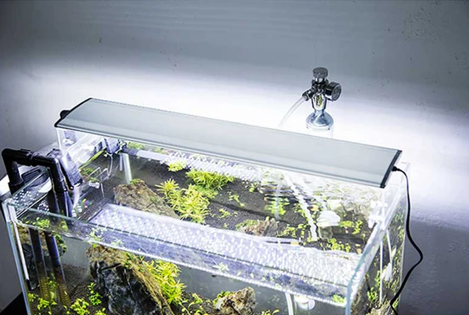 

Аквариумный светодиодный светильник s 40 см, длина 15,6 Вт, водные растения, растительный светильник s, супер яркий растительный светильник, цве...