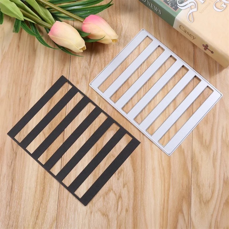 Выдалбливают прямоугольные панели металла резки трафарет для DIY Скрапбукинг