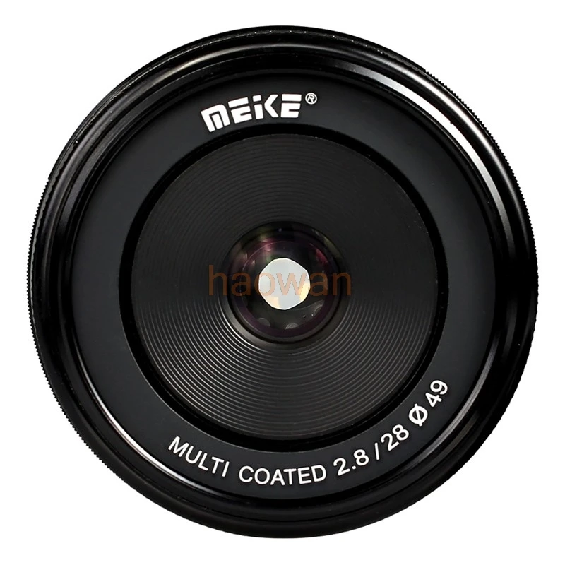 28 мм объектив с широкой диафрагмой и ручной фокусировкой APS-C для eosm nikon1 m43 em5 gh4 sony a6300 a7r3 Fujifilm XE3 XM1 XT100 XT20 камера