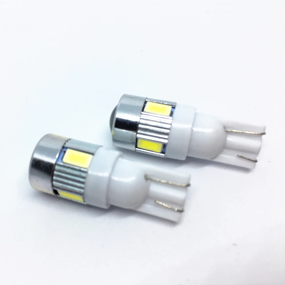 10 шт. T10 LED W5W 168 194 SMD 5630 клиновидный свет s боковая лампа для автомобильного заднего