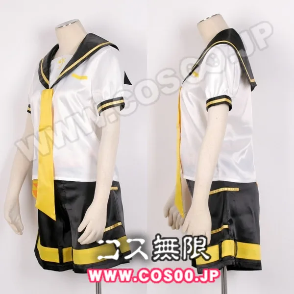 Вокалоид Косплей кагамине Лен костюм | Тематическая одежда и униформа