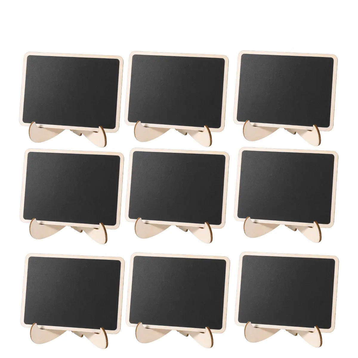 1 Набор Мини прямоугольные доски с поддержкой для объявлений Свадебные обеденные