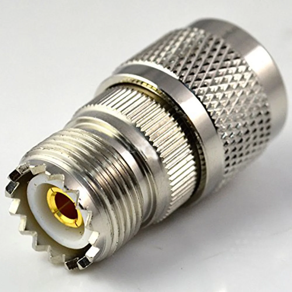 ALLiSHOP 100 шт. N Тип папа к UHF Женский SO239 RF коаксиальный разъем адаптера прямой с