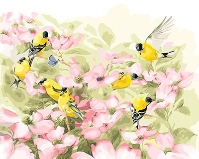 GX26298 DRAWJOY картины цветок DIY живопись по номерам Холст Картина маслом и каллиграфический домашний декор для гостиной стены искусства - Цвет: GX26298