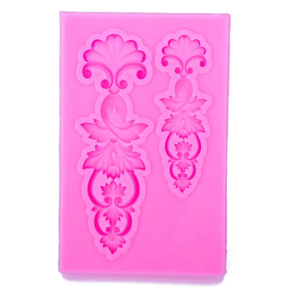 Европейская форма Кружева 3D рельефное искусственное украшение для торта