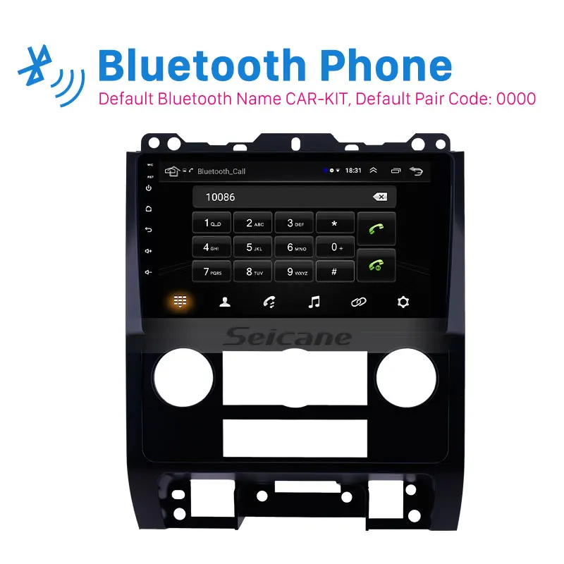 Seicane 9 дюймов Android 8,1 Автомобильный gps Navi Радио для Ford Escape 2007-2012 блок плеер Поддержка Carplay SWC 3g TPMS OBD2 DAB+ DVR