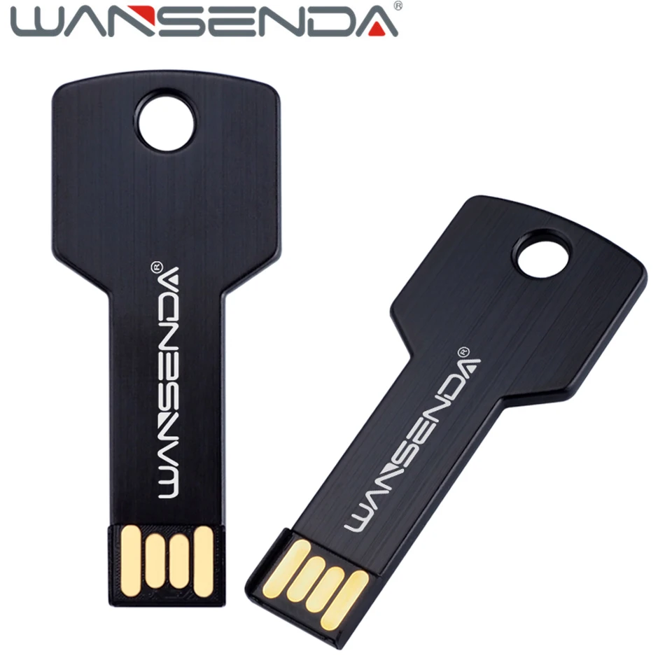 Флэш накопитель wansenda флэш ключ привода флеш карта 16 ГБ USB 2 0 металлическая Флешка