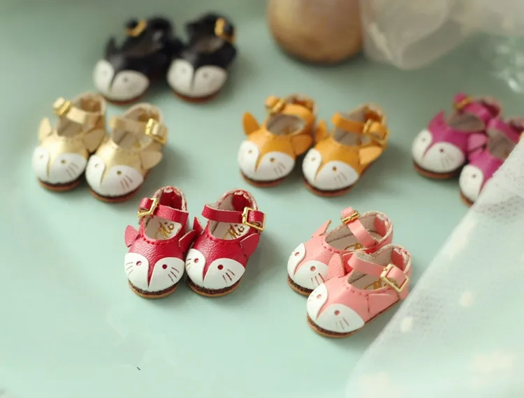 Маленькая обувь с лисицами Blyth кукла обувь подходит для Блит Licca AZONE Momoko JerryB кукла обувь аксессуары для кукол