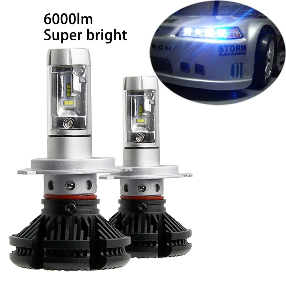 HAMRVL X3 светодиодный фары 50 W 6000LM H4 H7 фар автомобиля 3000 K/6500 K/8000 K зэс чип H1 H11 9005 HB3 9006 HB4