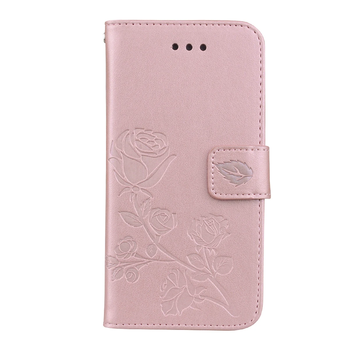 Rose Gold Выбитым рельефным цветком кожаный бумажник чехол для samsung Galaxy A3 A5 J1 J3 J5 J7 J530 J730 ЕС G530 S7 край S8 Плюс обложка книги - Цвет: Rose Gold