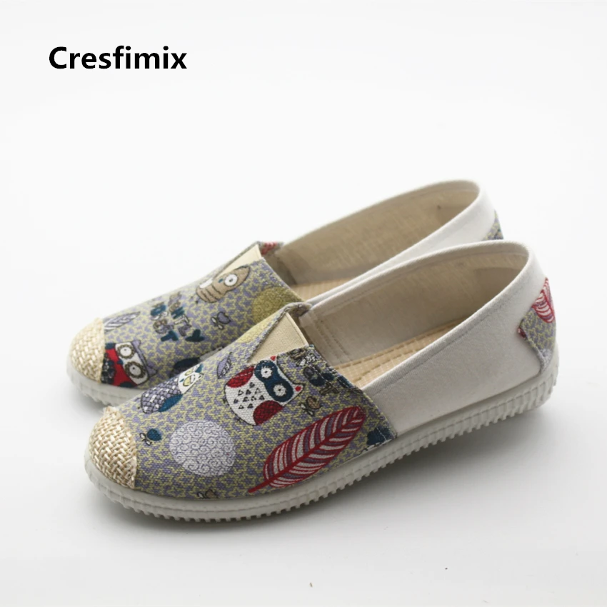 

Туфли женские Cresfimix, весенне-летние, серые, с рисунком из мультфильмов, a638