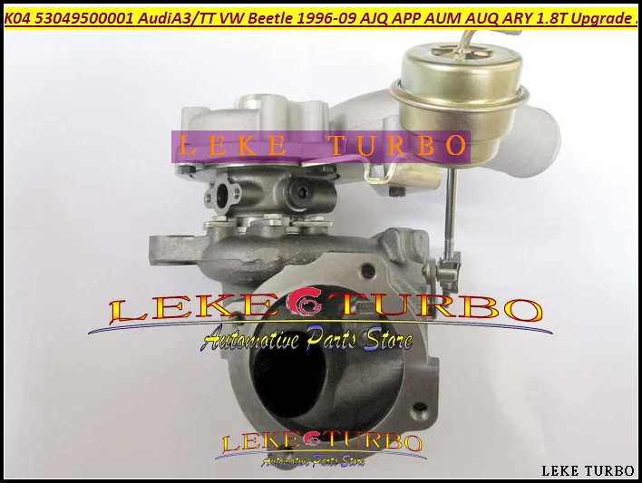 Бесплатная доставка K04 53049500001 Турбокомпрессор для AUDI A3 TT Seat IBIZA VW Beetle 96 09 AJQ APP AUM AUQ ARY