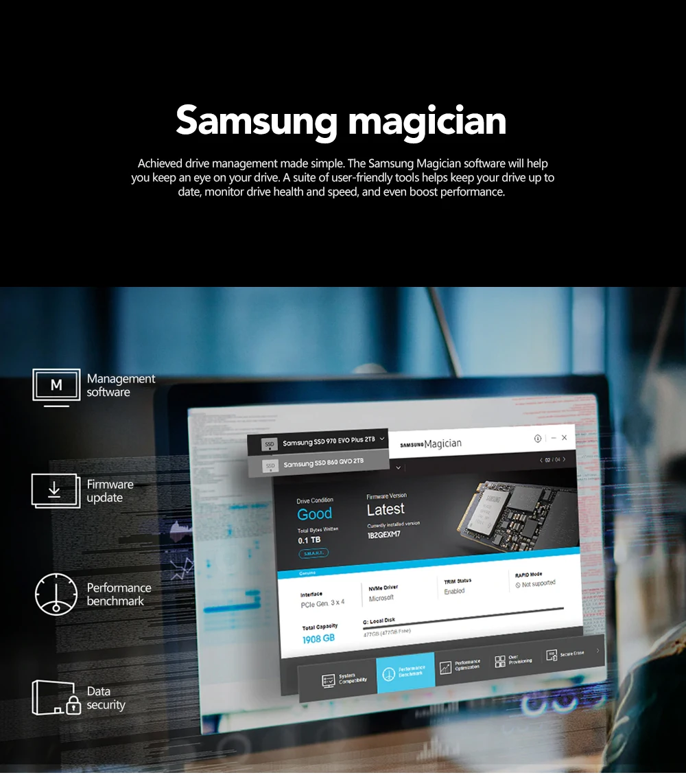 Samsung SSD 970 EVO Plus SSD M2 250G 500G 1 ТБ NVMe M.2 2280 NVMe внутренний SSD твердотельный жесткий диск hdd SSD PCIe для компьютера