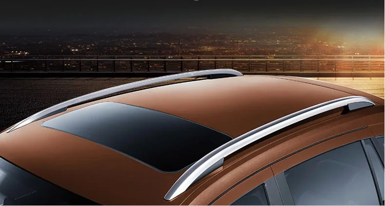 Крыша багажник рейлинге бар для Volkswagen VW Tiguan 2008-2016 авиация 7075 алюминиевый сплав