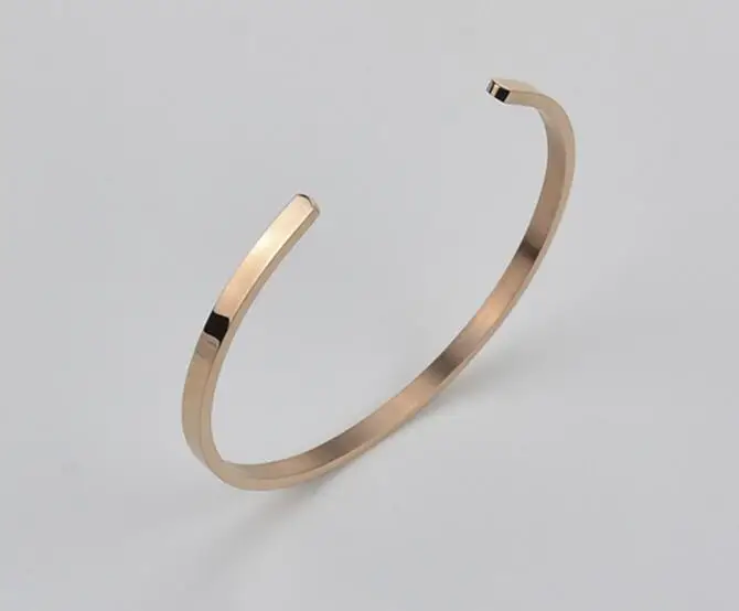 Китай оптовая продажа с фабрики Нержавеющая сталь Браслет манжета Inspried кавычки