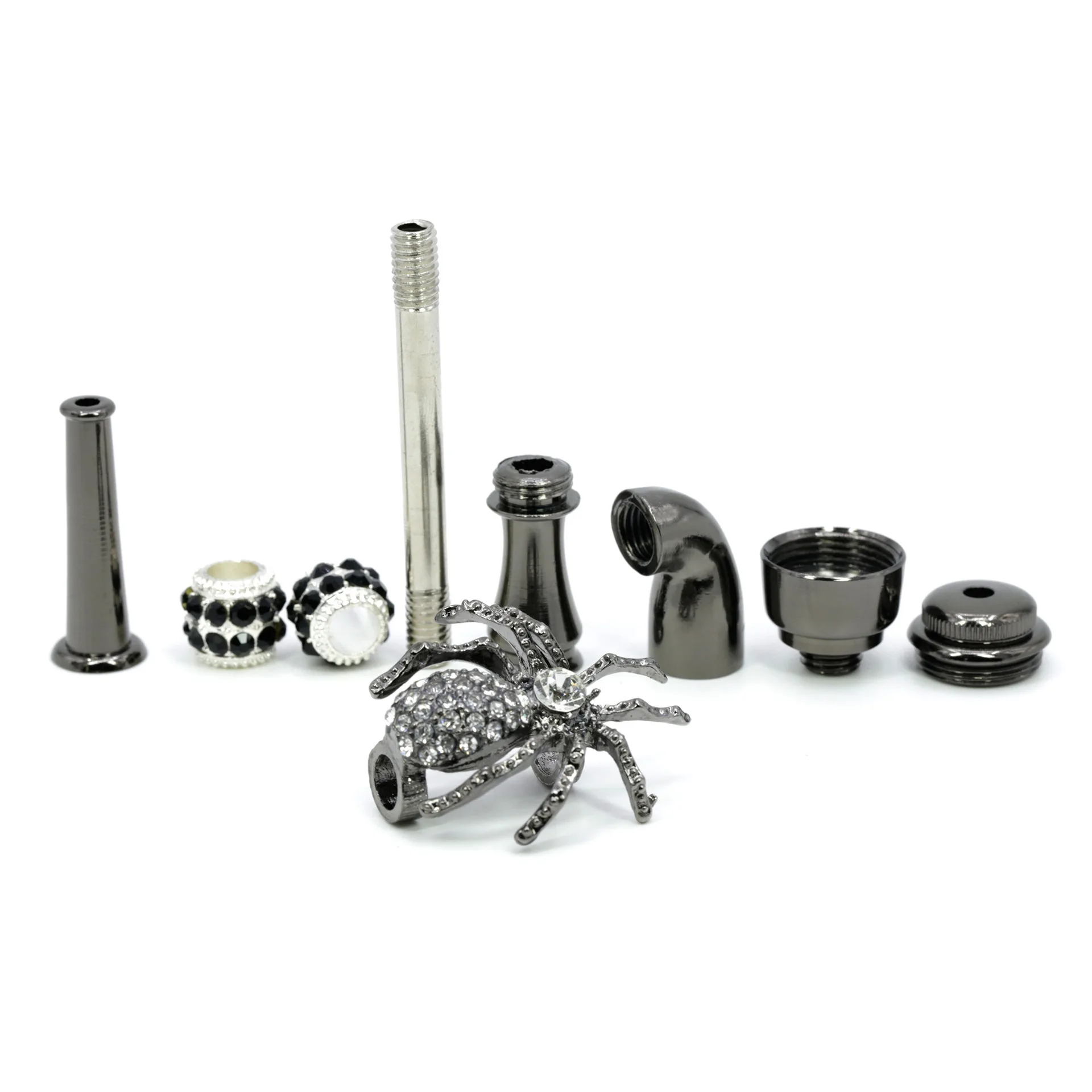 Metal Pipe spider Jamaica Rasta Herb/Tobacco/Smoking Pipes Mill Smoke Detectors Water Shisha Hookah Cigarette Cigar Tube | Дом и сад