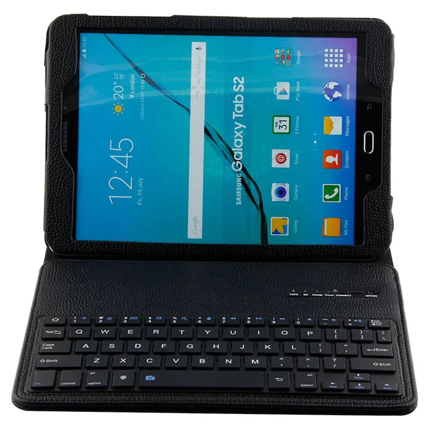 Беспроводная bluetooth клавиатура с футляром для планшета Samsung Galaxy Tab3 10 1 P5200 T530 T531 T535