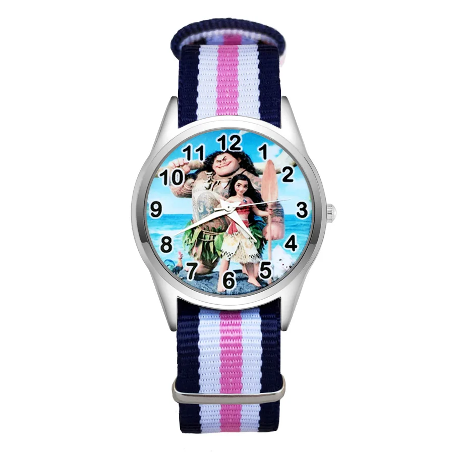 Модные часы в стиле мультфильма Моана женские для девочек студентов мальчиков