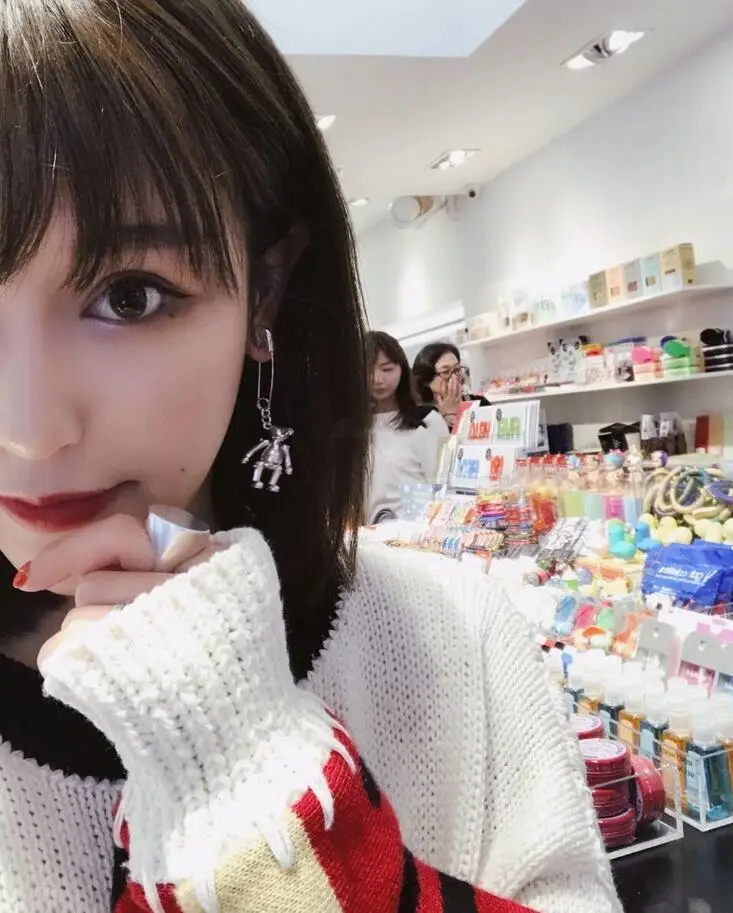 Серьги Мишки для мужчин и женщин длинные медные Сережки пар 1 шт.