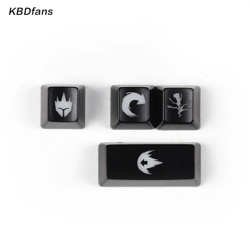 Blacklit kecap oem профиль для механической клавиатуры diy клавиатуры r4 esc 2,25 левый сдвиг - Цвет: Оранжевый