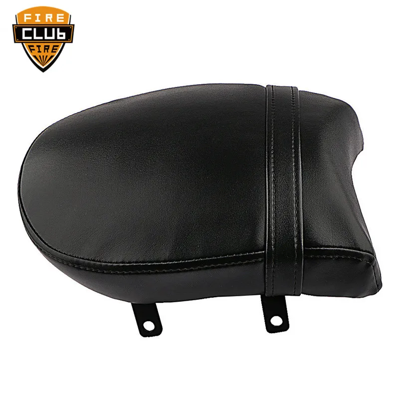 

Black Leather Motorcycle Rear Passenger Seat Pillion Cushion Pad For Victory Vegas 8-Ball High Ball Low Kingpin Deluxe Tour