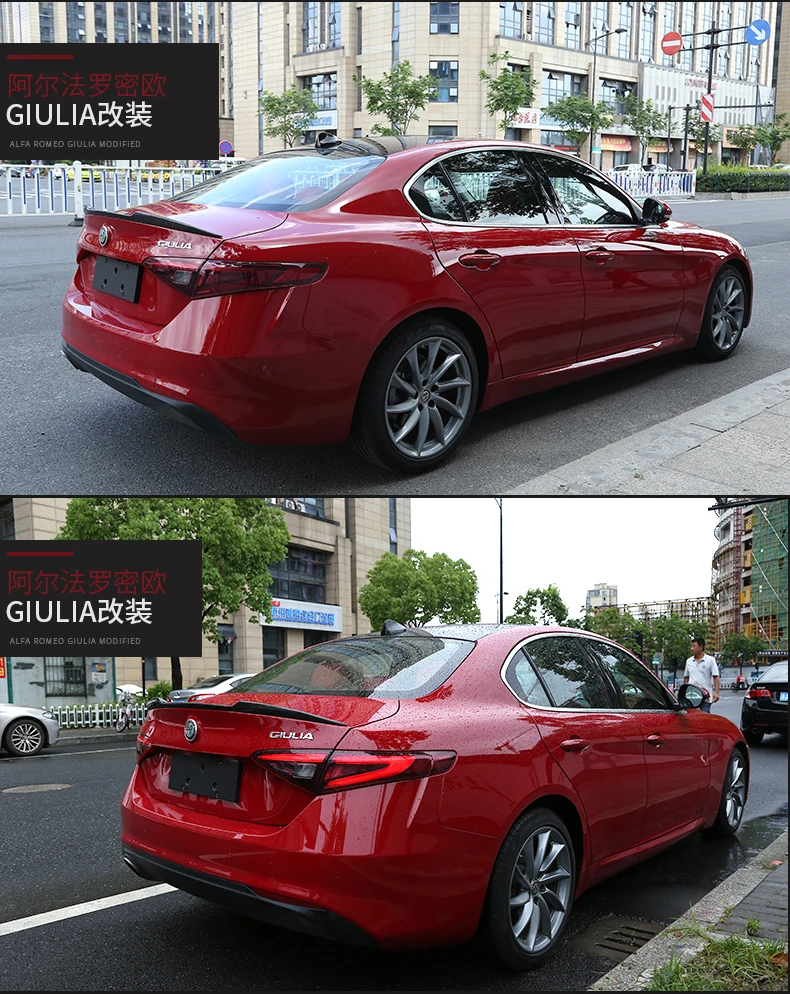 

Задний спойлер из углеродного волокна для Alfa Romeo giulia