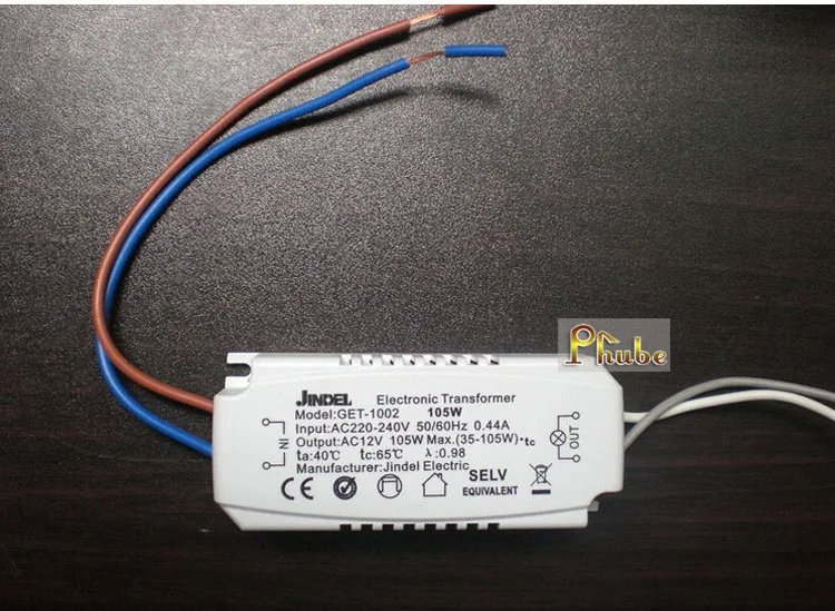 105 Вт освещение электронный трансформатор(вход 220 v-240 v, Ourput 12 v) гарантия
