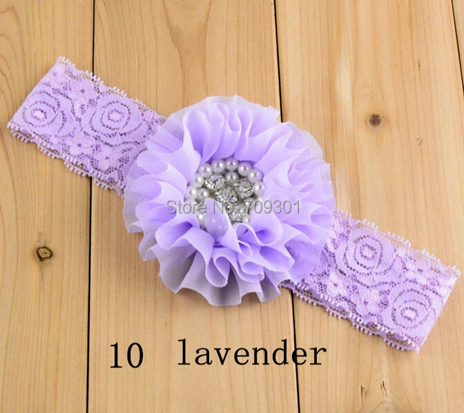 

Girl's Head Accessories flower princess headband with lace headbands 36pcs free shipping