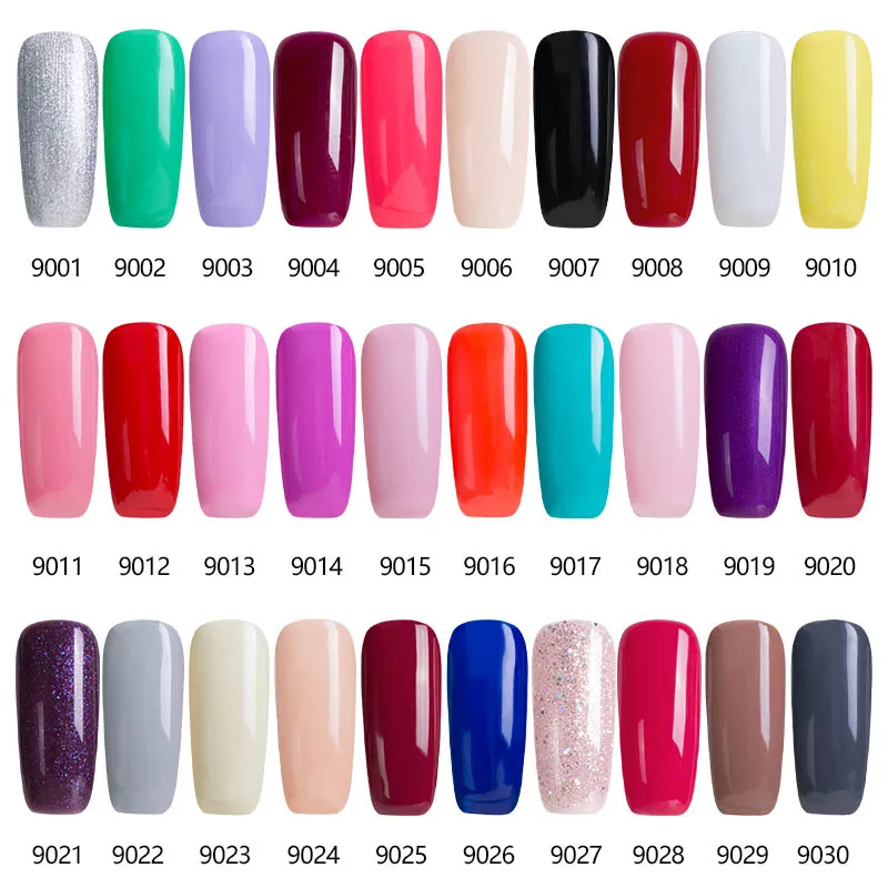 Сексуальная смесь 9 мл Гель Лак Для Ногтей nail Art Маникюр 60 Цвета Soak Off DIY Польский