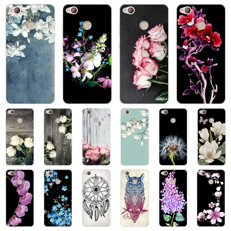 zte nubia z11/z11 mini s Case Silicon Popular flowers Painting Soft TPU Back Cover for z11 Protect Phone cases |