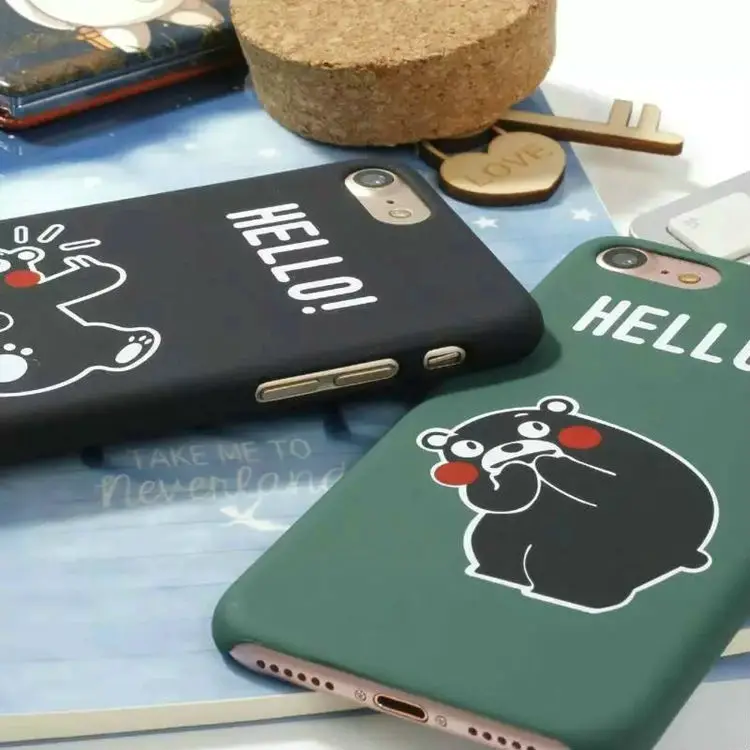 Чехол Kumamon с принтом для Apple iPhone 5, 5S, 6, 6 S, 7, 6 Plus, 7 Plus, чехол с 3D рисунком, стильная задняя крышка, чехол