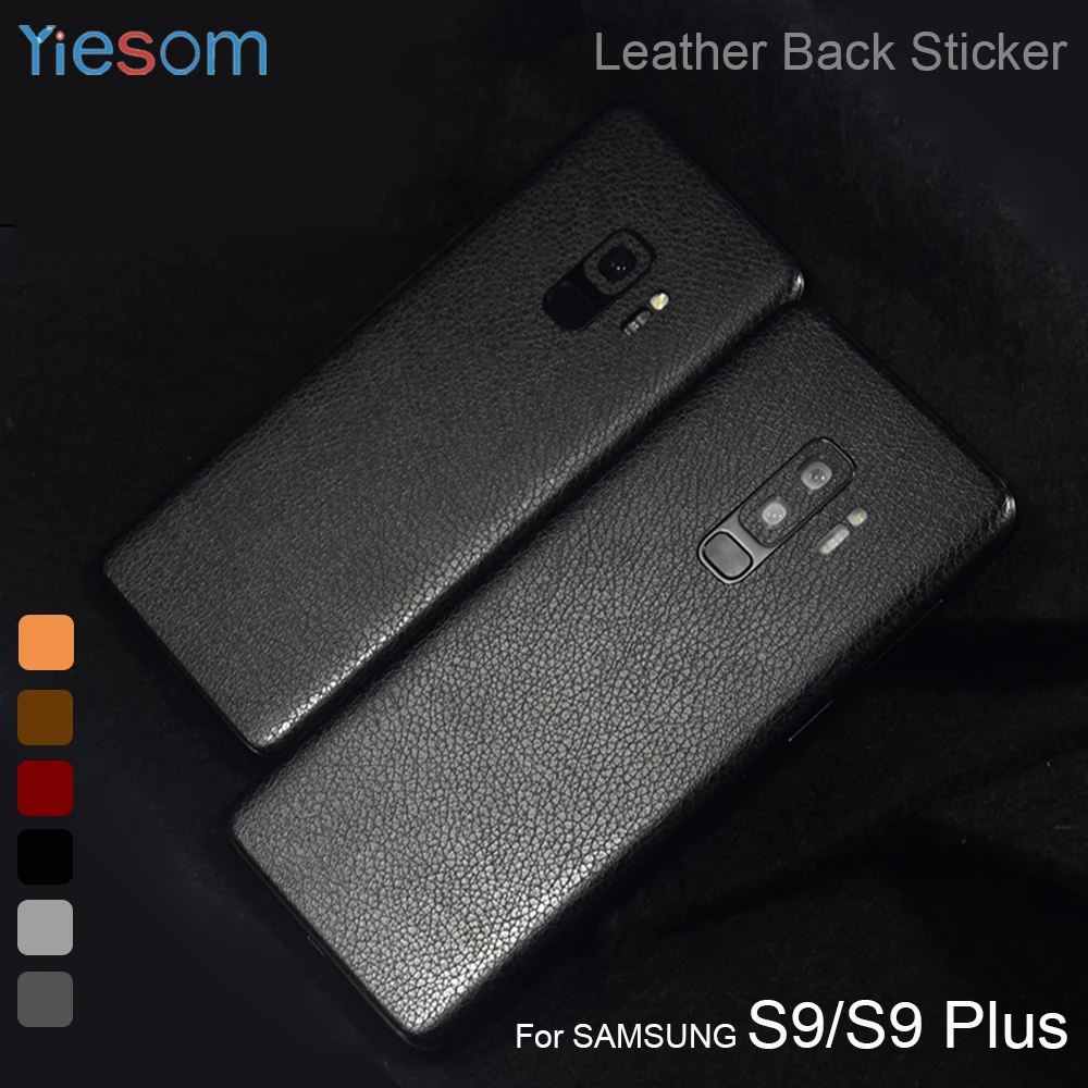 YIESOM роскошная кожаная самодельная наклейка-пленка для SAMSUNG GALAXY S9 Plus защитная