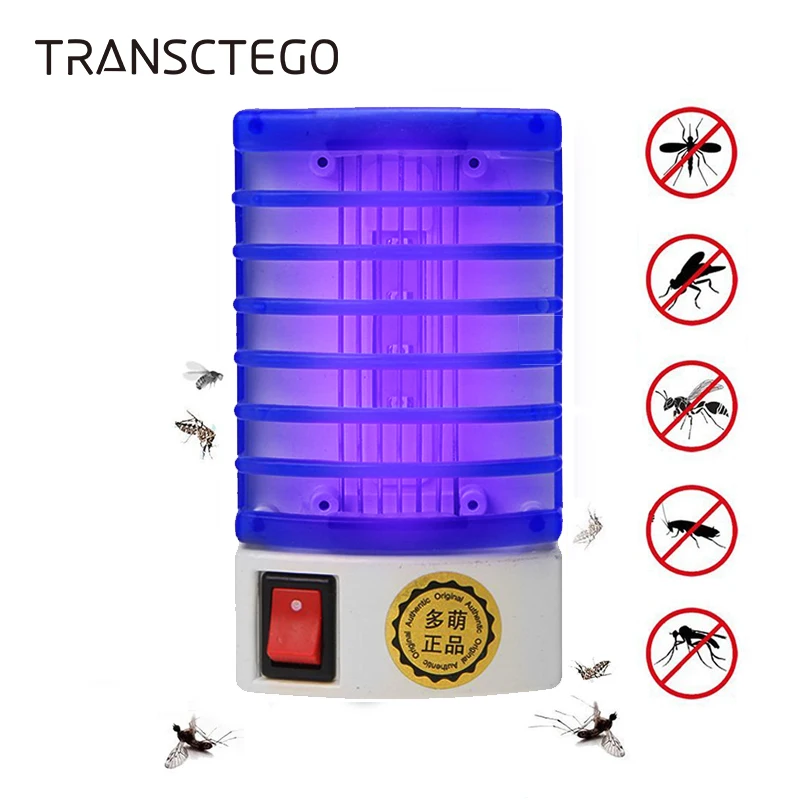 Ночные светильники лампы от комаров убийца светодиодный электрической розетки