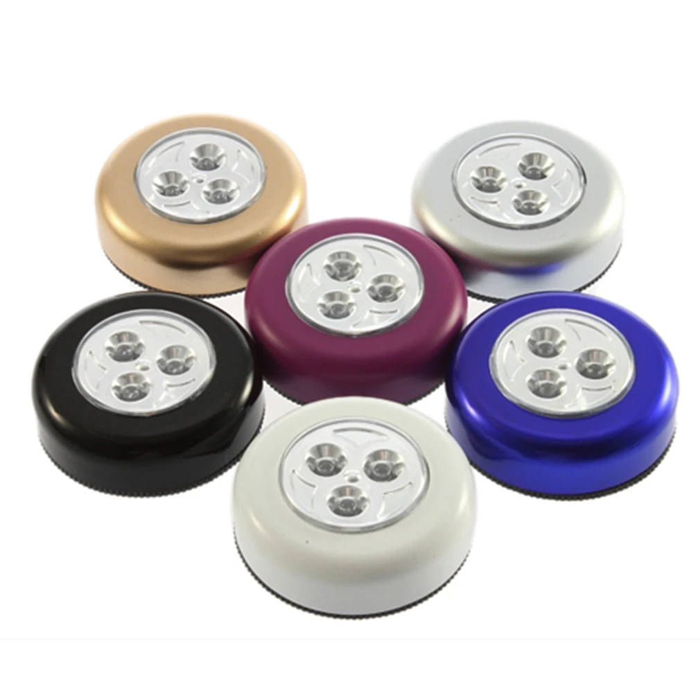 ICOCO Mini 3 LED беспроводная палка с батарейным питанием Сенсорное ночное освещение